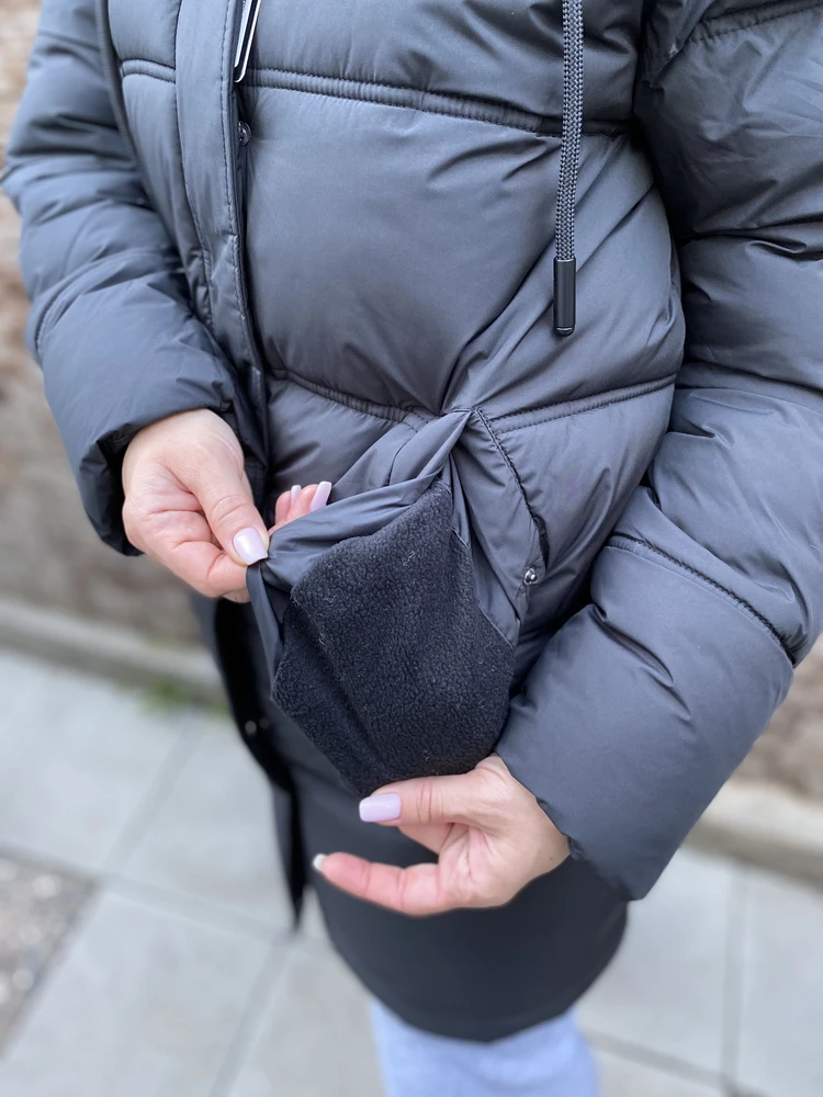 Пришла целая, размер в размер, качество отличное, очень понравился теплый карман. Теплая и легкая👍🔥