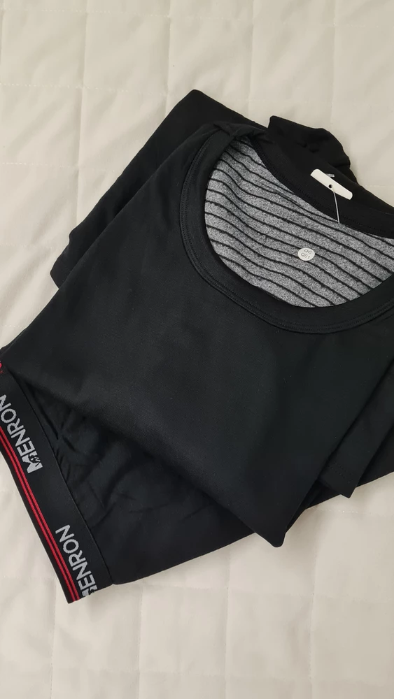 Прекрасное термобелье, очень приятное к телу. Удачная посадка. Соответствует размеру. Муж доволен!!!Рекомендую к покупке.