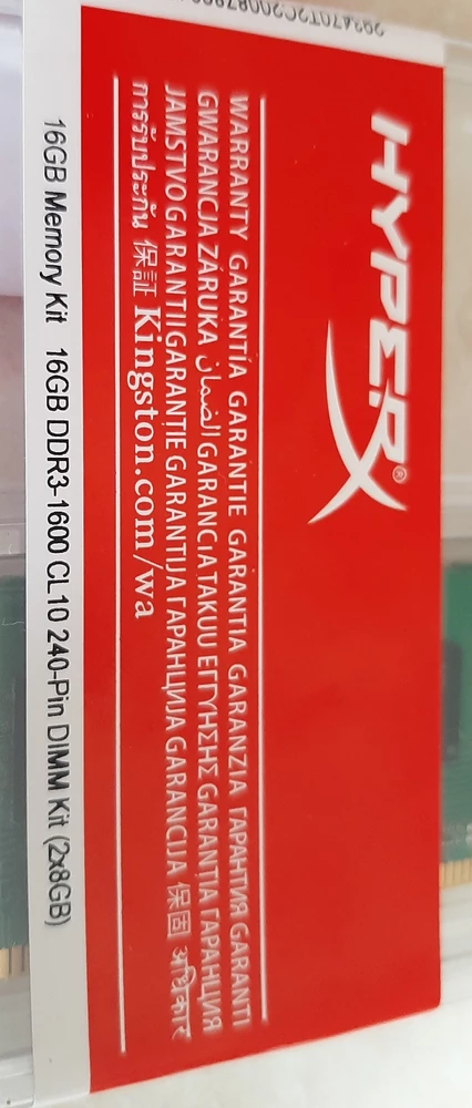 Заказывал две плапланки по 8 гигов 1600Мгц,   а прислали две планпланки 8 гигов 800 Мгц. В целом всё хорошо пршли целые. Но обидно что не 1600 а 800 Мгц.