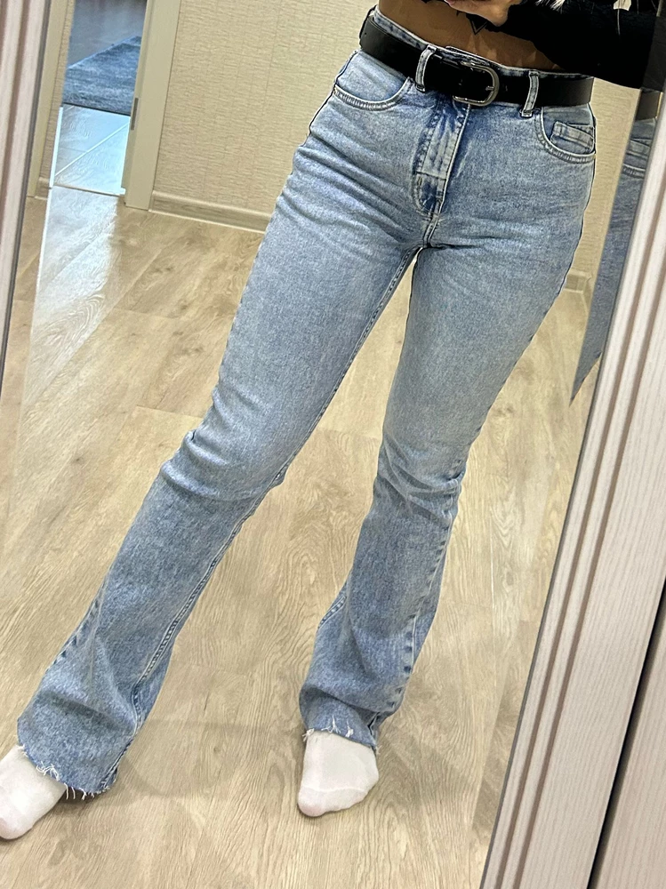Мои идеальные джинсы,большемерят,и вытягиваются ,поэтому лучше взять на размер н