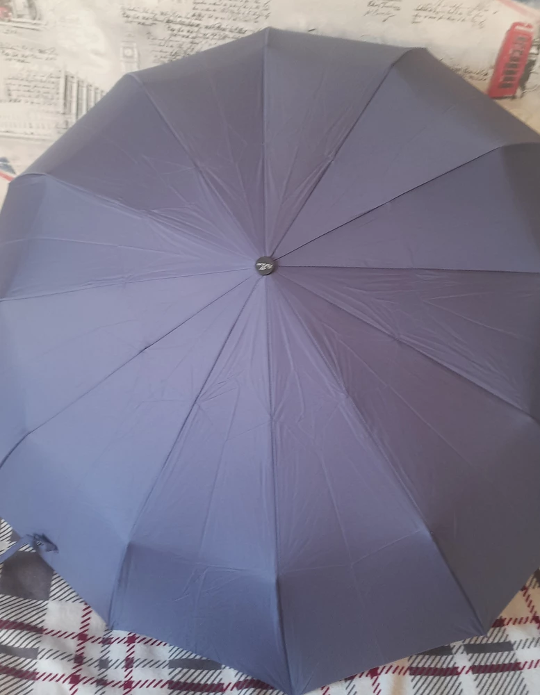 Очень ждала этот зонт... а пришел простой серо-синий... печально.... чувствую себя обманутой....