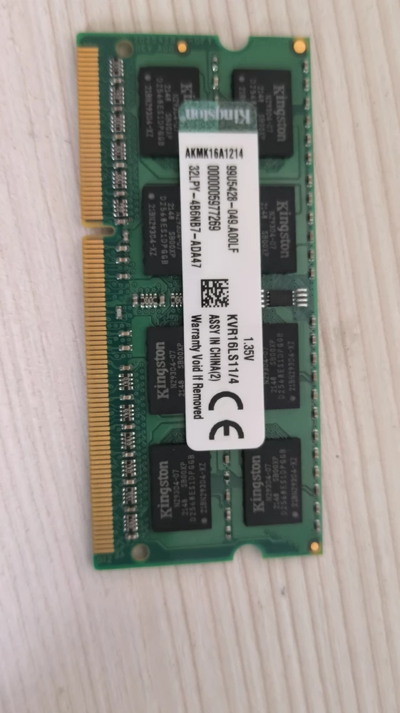 Заказывали ОЗУ 8гб DDR4 2666 МГц, а приехал ОЗУ 4гб DDR3L 1600 МГц.