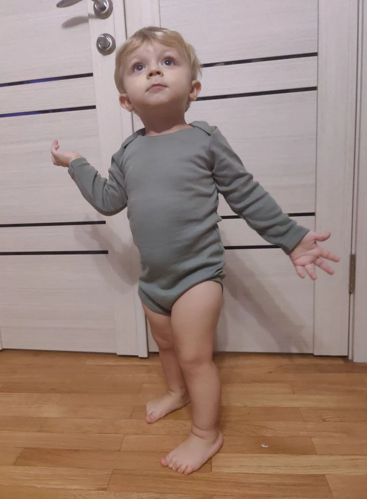 Отличный боди. Приятный к телу. мягкие швы. Расцветка супер. Кнопки надежные, Рекомендую