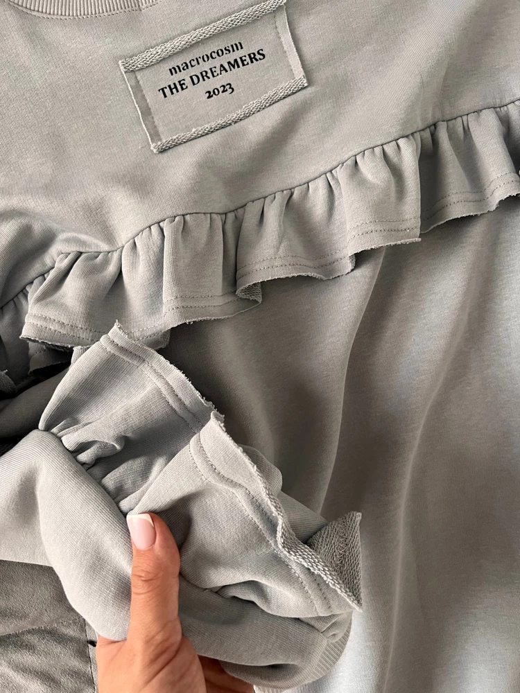 Свитшот супер крутой. Очень классно смотрится, необычно 👌