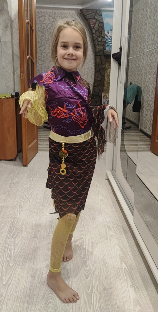 Карнавальный костюм Клодин Вульф, рост 116 см (Батик)
