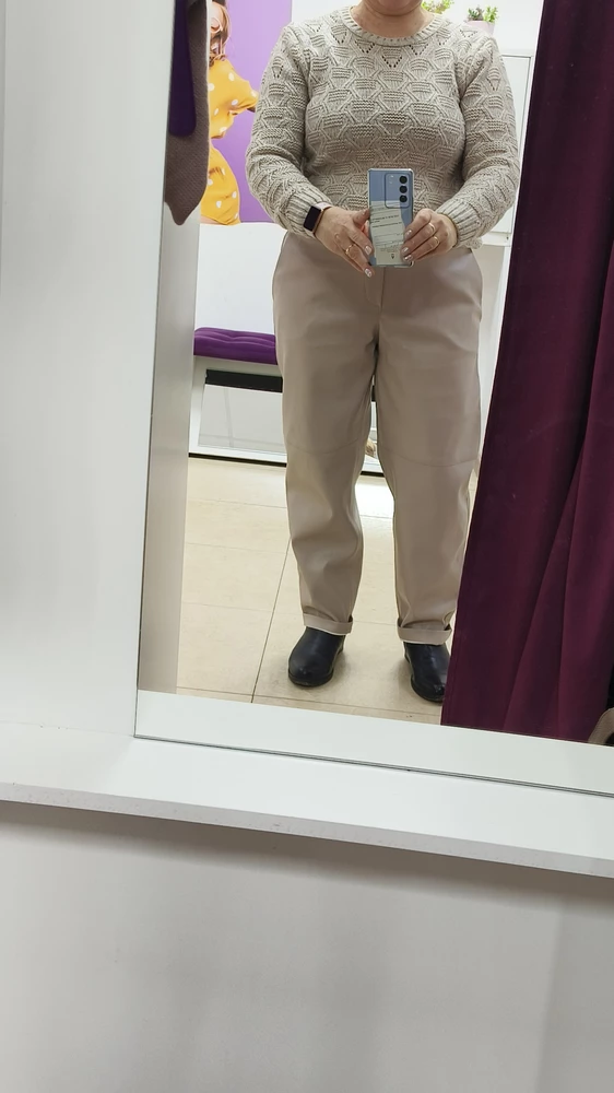 Брюки очень теплые.без щапаха