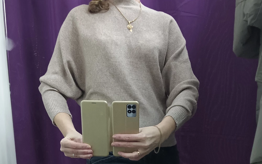 Очень понравилась кофта, мягкая и теплая