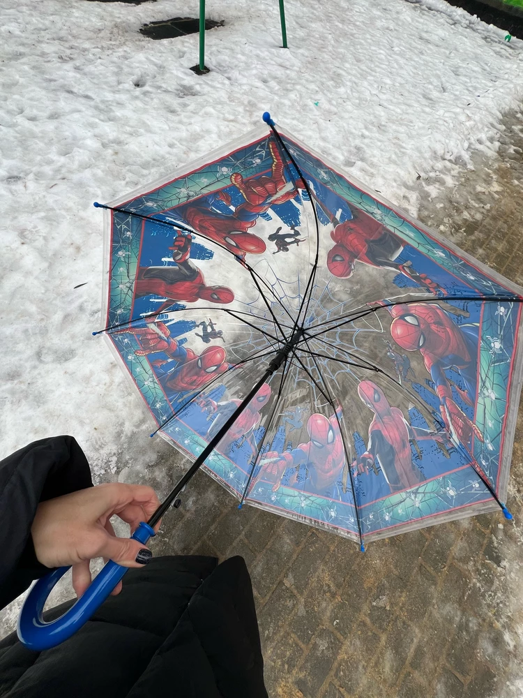 Прислали совсем другой зонтик 🌂 выкупила только потому ,что так захотела дочь !