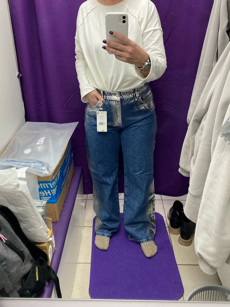 Хорошие джинсы, но при моей попе и ширине брючины сократили рост