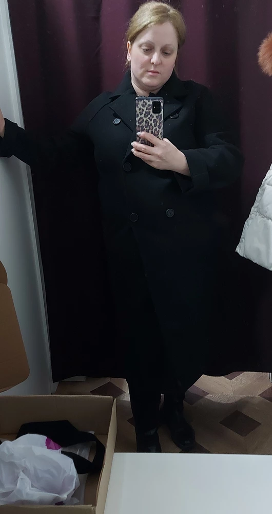 Пальто отличное, теплое, меня полностью все  устраивает, спасибо вам большое 💐