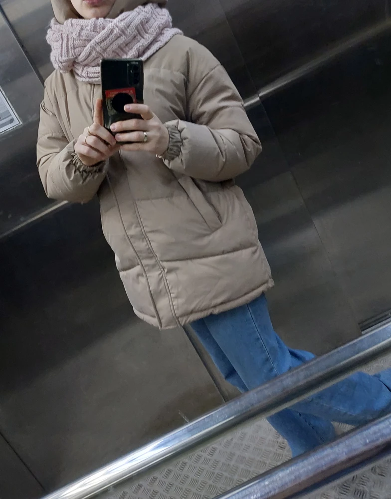 Отличная куртка,в -15 не замерзла))