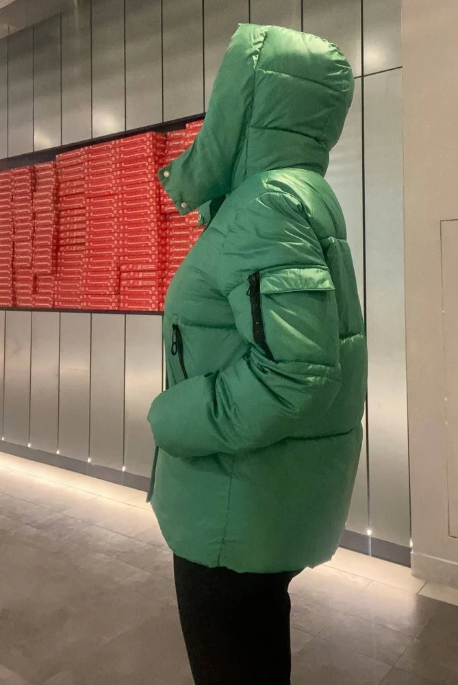 Куртка классная, яркая в ней как-то зима проходит не так морозно и тускло. Отличная фурнитура. По размеру подошла.